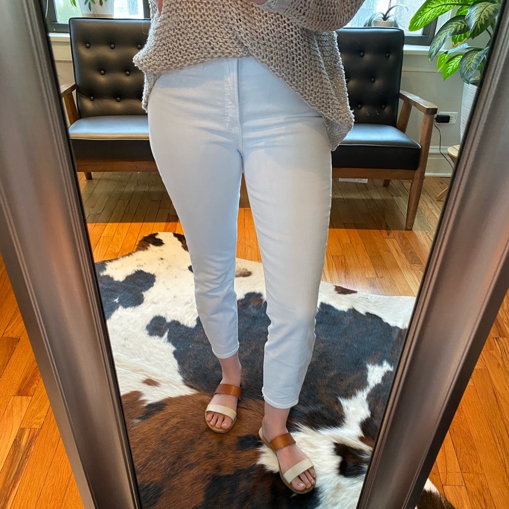J. Crew White Denim Jeans